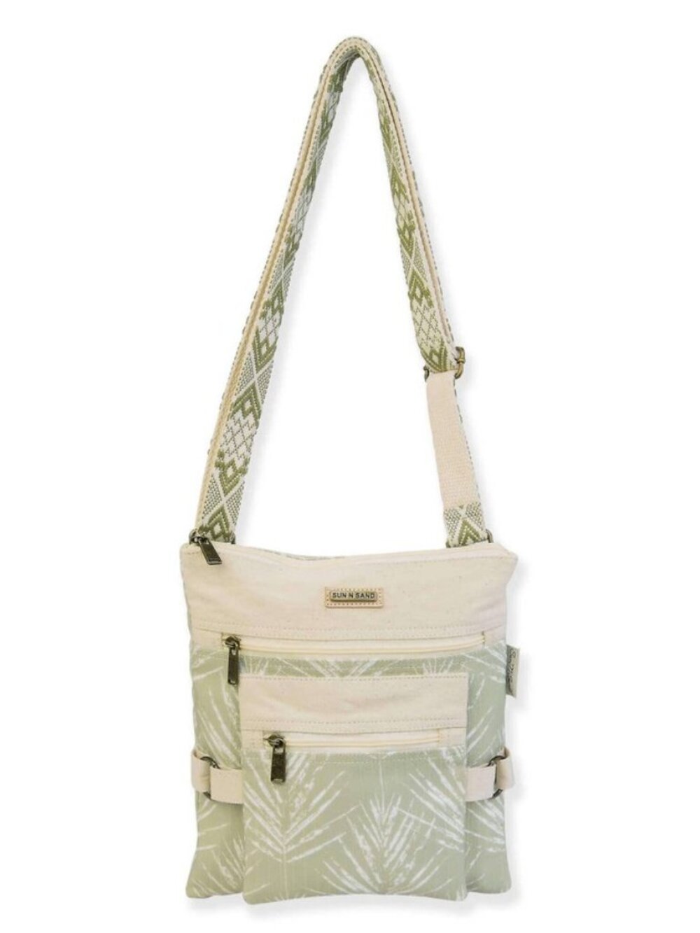 Subtle Summer Palm, Crossbody bag